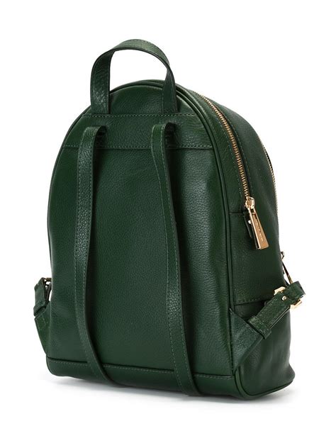 does michael kors pine green multi set have a backpack|Michael Kors green belt bag.